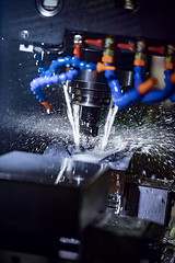 Image showing Metalworking CNC milling machine.