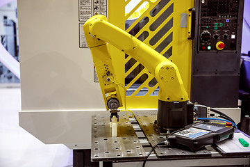 Image showing Robotic Arm modern industrial technology.