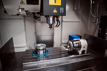 Image showing Metalworking CNC milling machine.