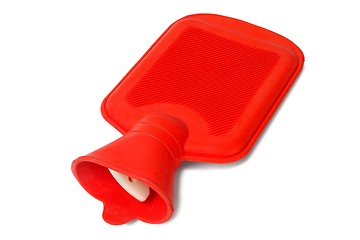 Image showing Rubber hot water bottle