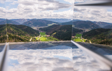 Image showing Amazing viewpoint on Hausstein mountain in Austria