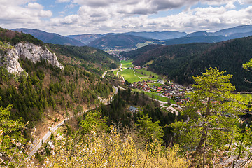 Image showing Amazing viewpoint on Hausstein mountain in Austria