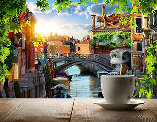 Image showing Coffee break in Venice