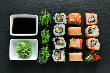 Image showing Delicious sushi set