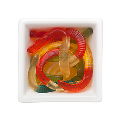 Image showing Worm gummy candy