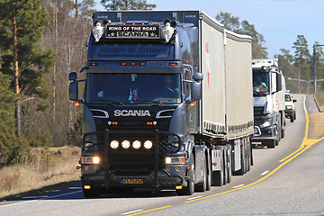 Image showing King of the Road Customized Scania Cargo Truck Transport