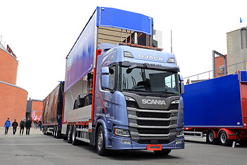 Image showing Next Generation Scania R500 and Kapelli Trailer 