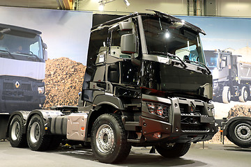 Image showing Black Renault Trucks C for Construction