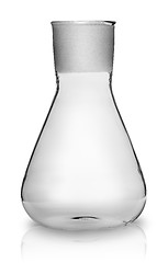 Image showing Old laboratory flask without ground glass stopper