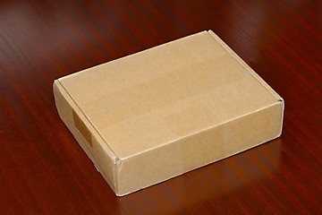 Image showing Cardboard Box on a Table