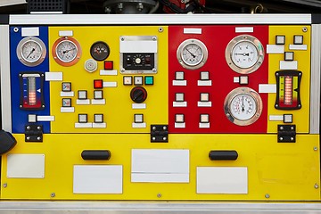 Image showing Control Panel Switches