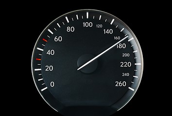 Image showing Speedometer of a car