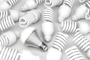 Image showing Unique LED light bulb