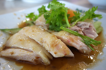 Image showing Singapore chicken rice
