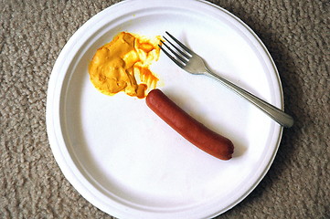 Image showing Hot dog and mustard.