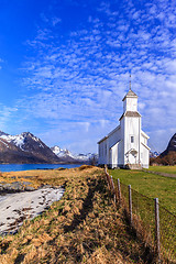 Image showing Church on the coast