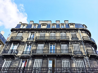 Image showing Old residential building in Bordeaux, France