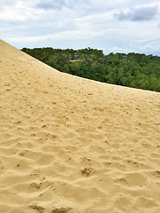 Image showing Sandy slope of the Dune of Pilat in France