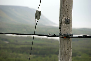 Image showing Electric Pole