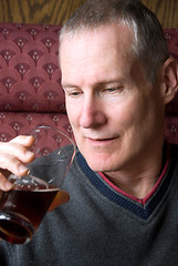 Image showing Man Drinking Beer