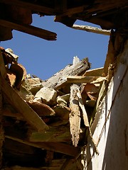 Image showing fallen roof