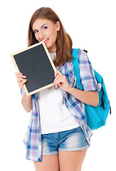 Image showing Student teen girl 