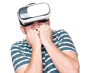 Image showing Man in VR glasses