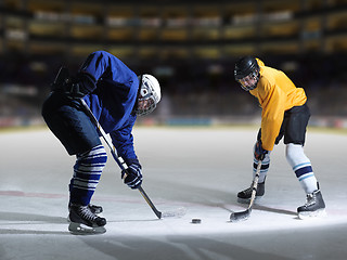 Image showing ice hockey sport players