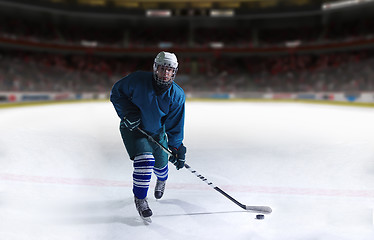 Image showing ice hockey player in action