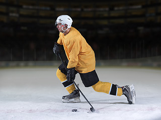 Image showing ice hockey player in action