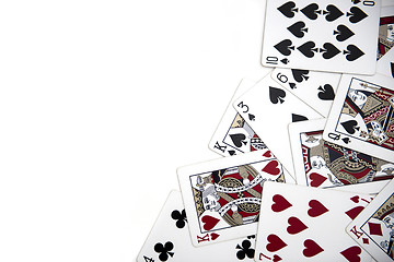 Image showing Playing cards background