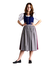 Image showing woman in dirndl