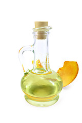 Image showing Oil pumpkin in decanter