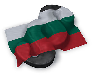 Image showing paragraph symbol and flag of bulgaria - 3d rendering