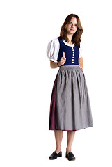 Image showing woman in dirndl