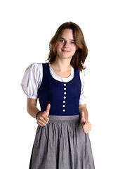 Image showing woman in dirndl