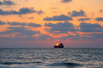 Image showing Mediterranean Coast Israel