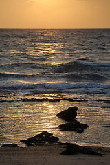 Image showing Mediterranean Coast Israel