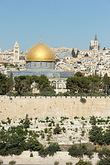 Image showing Jerusalem, view of the old city