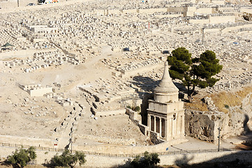 Image showing Kidron Valley and the Mount of Olives