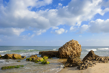 Image showing Mediterranean Coast of Israel