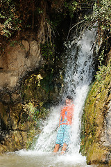 Image showing waterfall in Ein Gedi