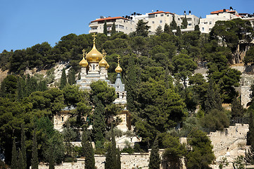 Image showing idron Valley and the Mount of Olives