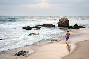 Image showing Mediterranean Coast Israel