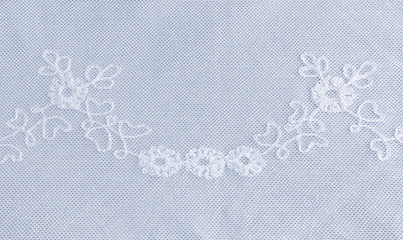 Image showing Fragment Of A Floral Lace Background