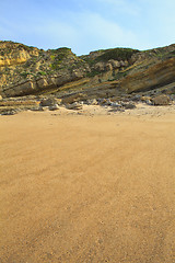 Image showing The rocky Coast seen in Portugal Sintra