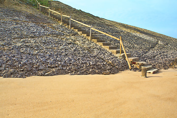 Image showing The rocky Coast seen in Portugal Sintra