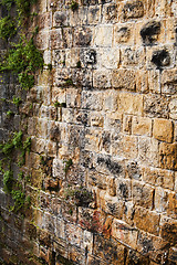 Image showing stone wall background with lots of texture