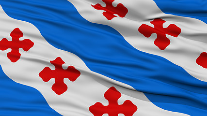 Image showing Closeup of Rockville City Flag