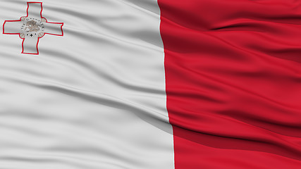 Image showing Closeup Malta Flag